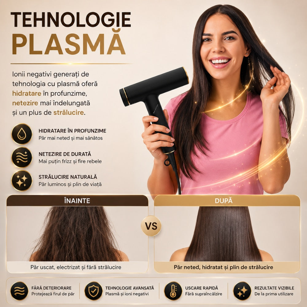 Uscator de Par Profesional cu Plasma FadeBlade TitanDry