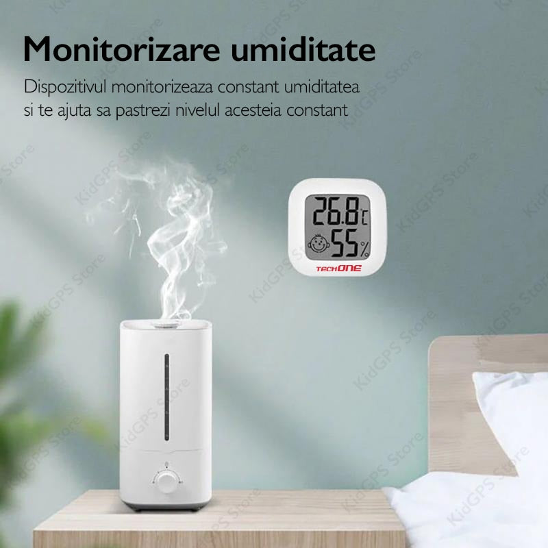 Termometru si higrometru de camera Techone® CX-0726