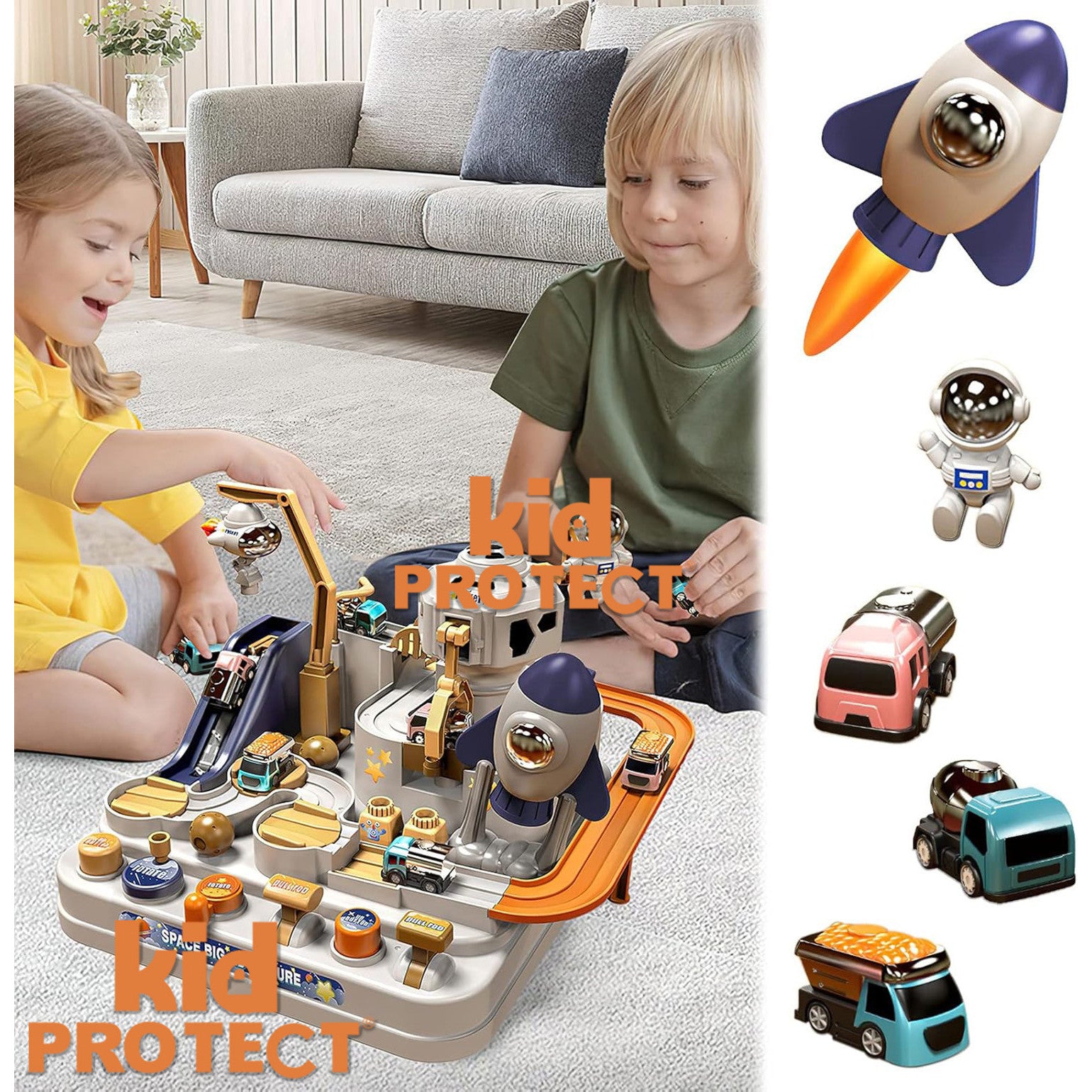 Set de Constructie cu Piese Tip Lego 8 in 1 Kidprotect NavalForge