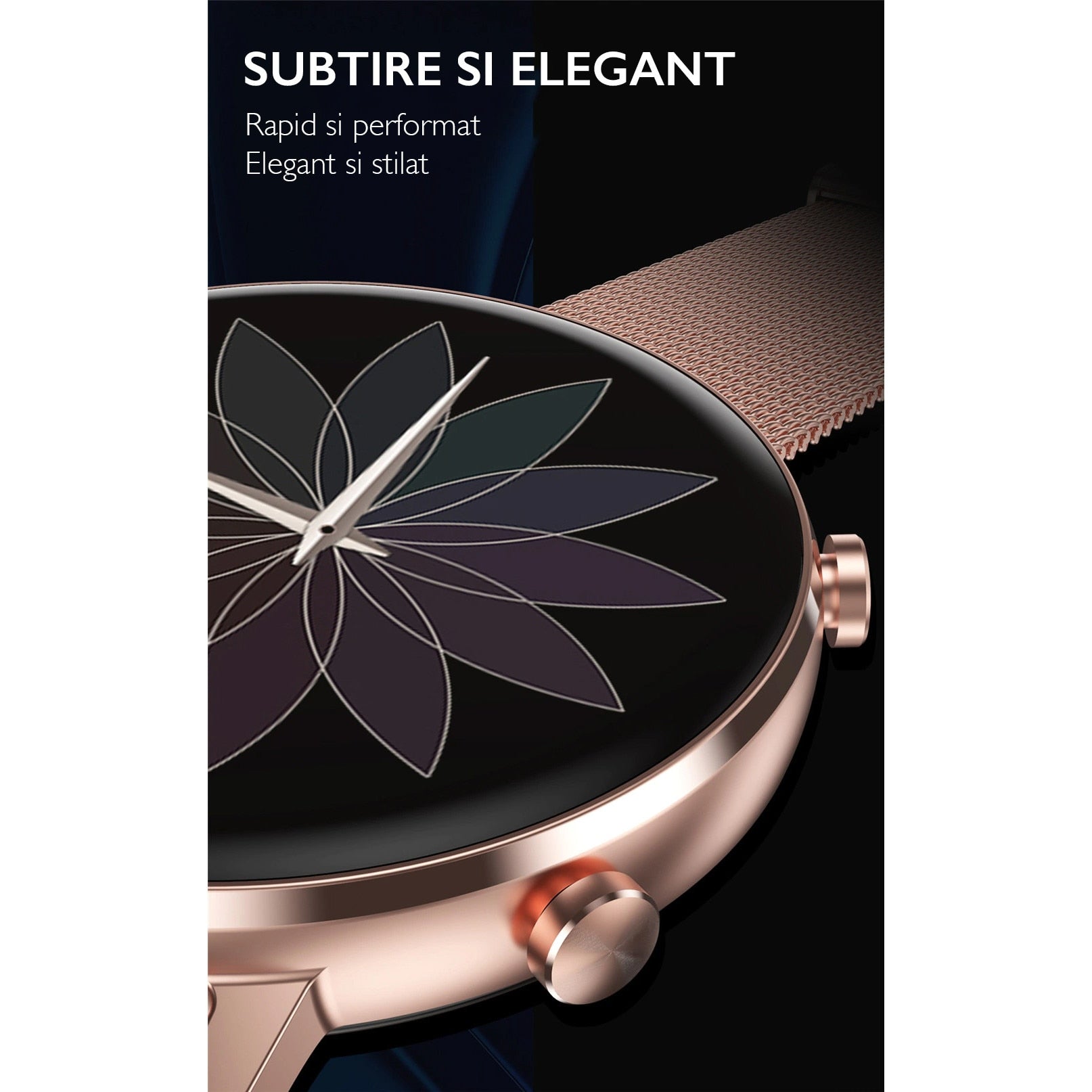 Ceas smartwatch TechONE™ DT96, Auriu