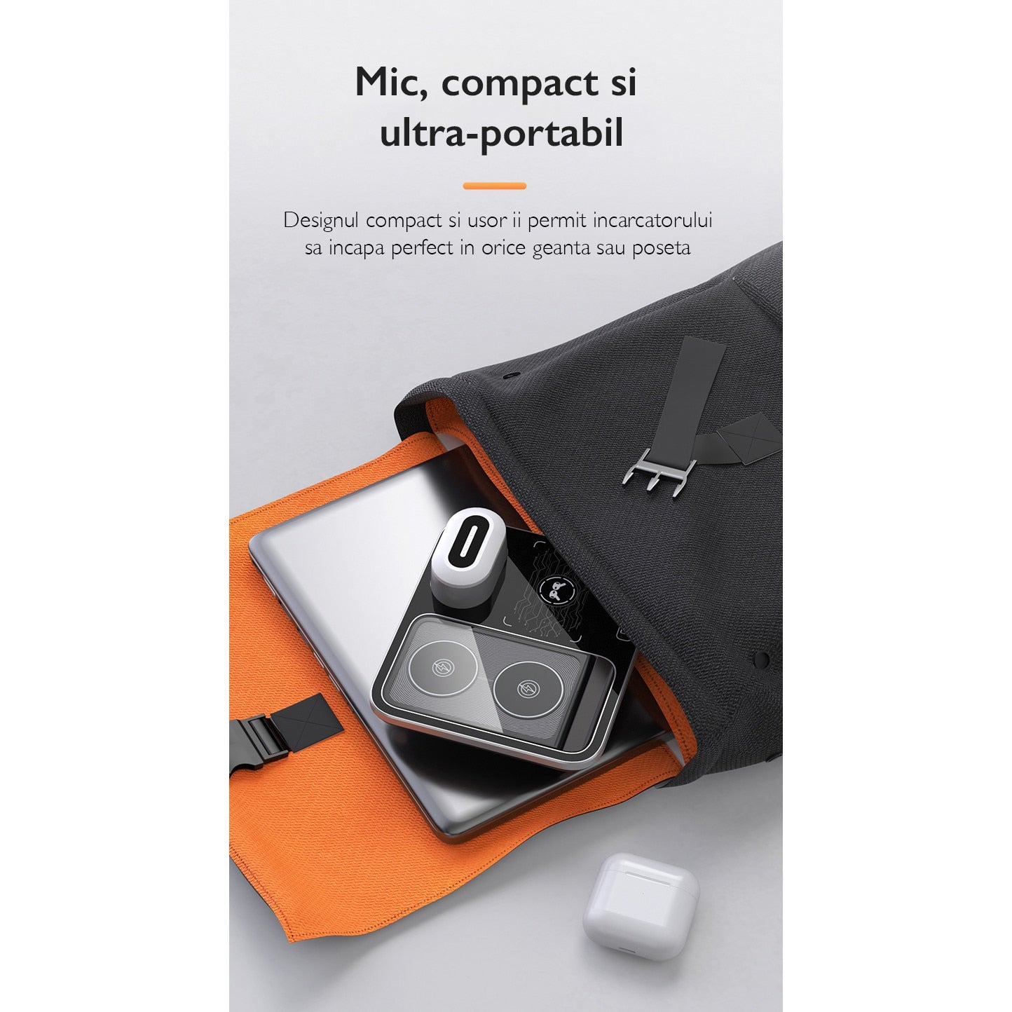 Incarcator Wireless 4 in 1 Universal Loowoko® R12