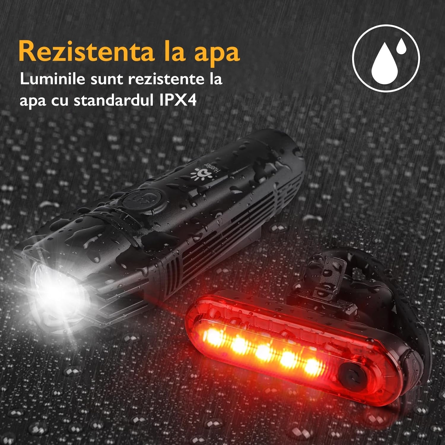 Set Far si Stop Bicicleta Huerler® Lightly
