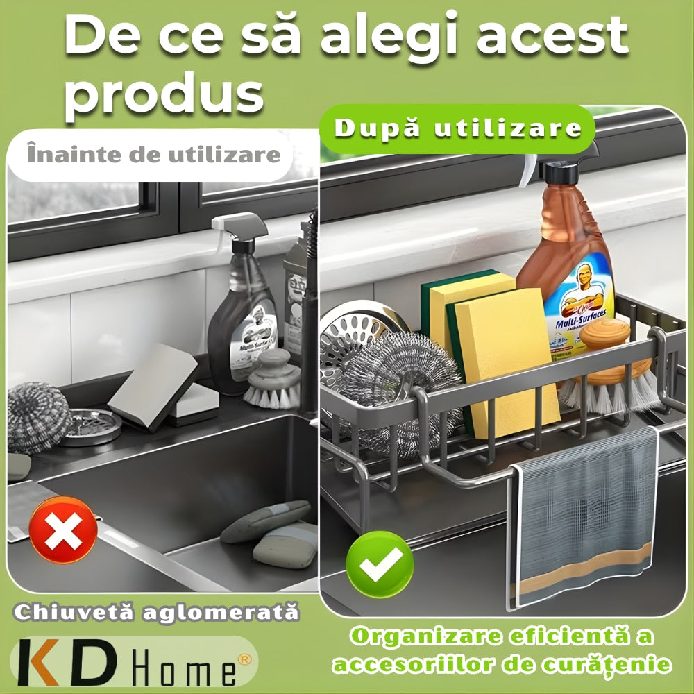 Suport Burete Tip Organizator Bucatarie KD Home Spongie