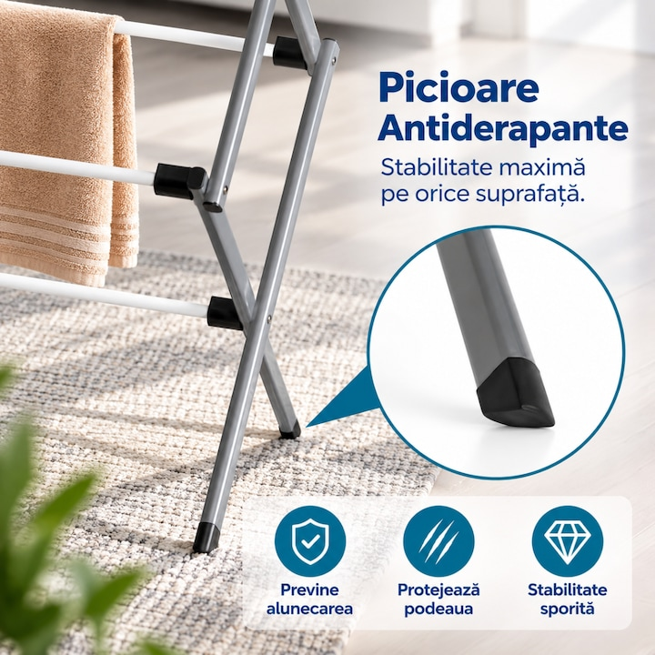 Uscator De Rufe Vertical KD Home® DryFlex Tower