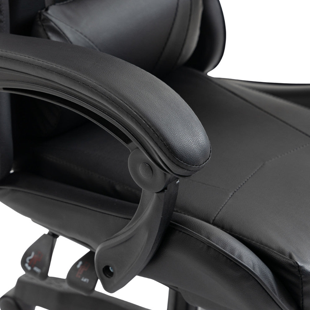 Scaun Gaming Ergonomic KD Home ShadowStrike X3, Negru