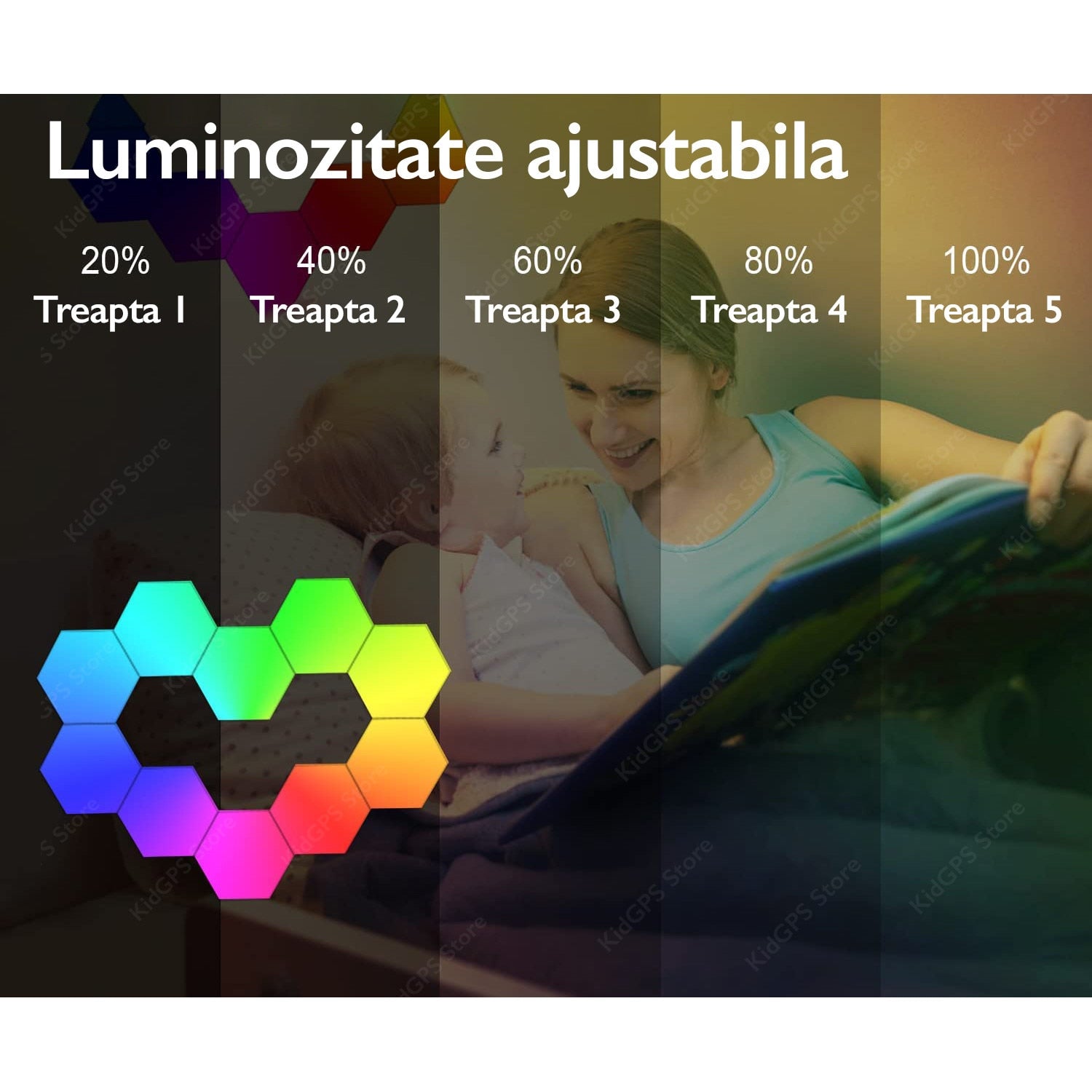 Lampa modulara hexagon Huerler LD705