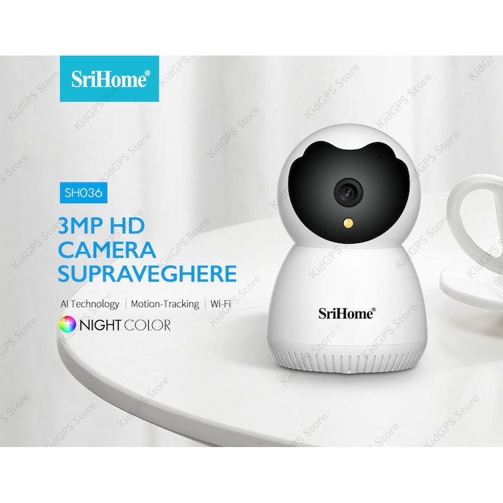 Camera Baby Monitor Wireless SriHome SH036 Pro