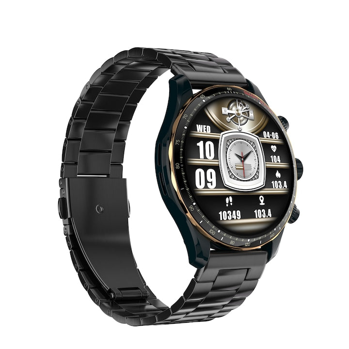 Ceas Smartwatch Barbati Wonlex® DW14 Royal Oak,  Negru