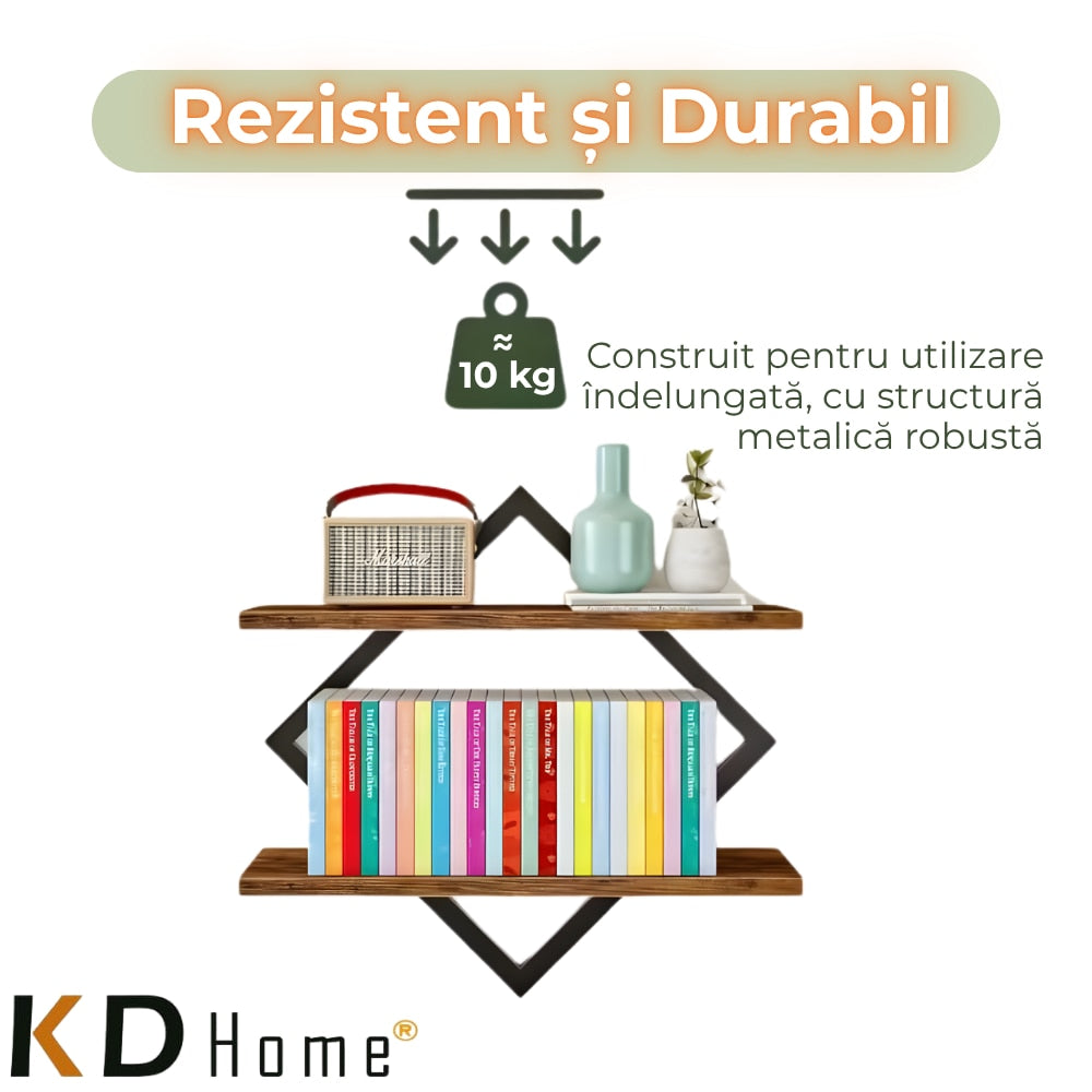 Set 2 Rafturi KD Home HexaDecor