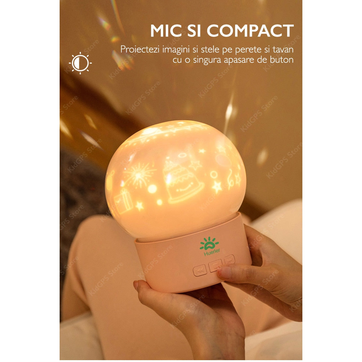 Lampa de veghe portabila pentru copii Huerler® TD01 LED