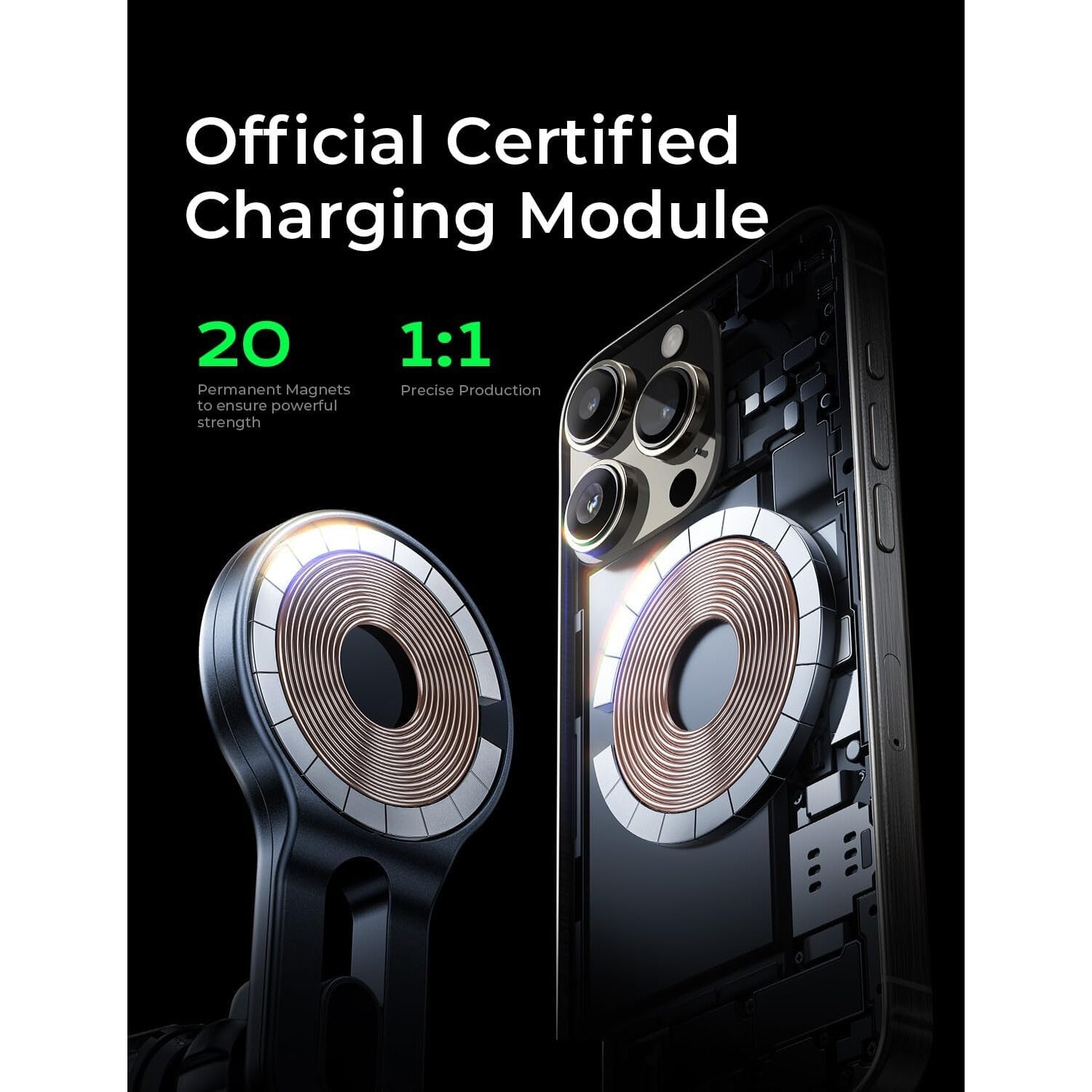 Incarcator Auto Wireless Magnetic Lisen® Vent Pro