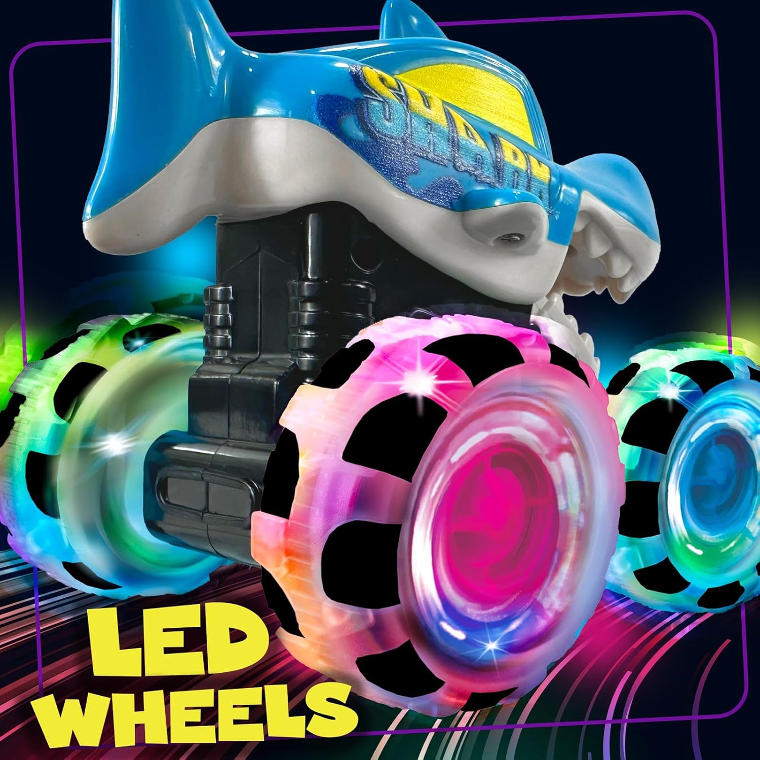 Masinuta Pentru Copii, KidProtect Monster Wheely Shark