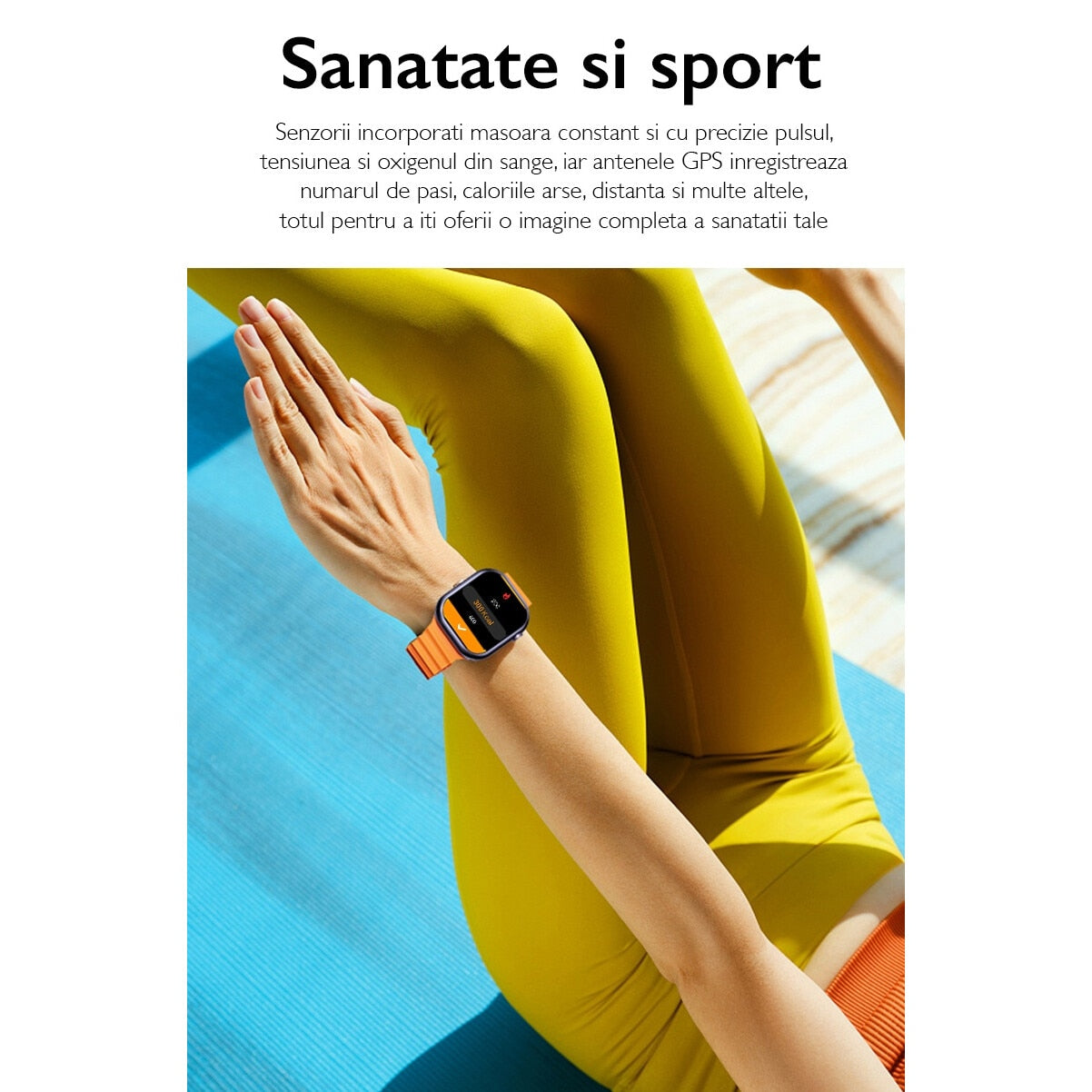 Ceas smartwatch barbati TechONE® V9 Pro Ultra, Negru