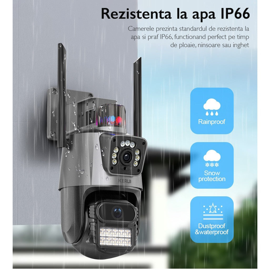 Camera de supraveghere dubla WIFI Loosafe® P11 Pro