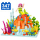 Set de Constructie cu Piese Tip Blocuri Constructie 347 Piese MiniBric Secret Coral Hill