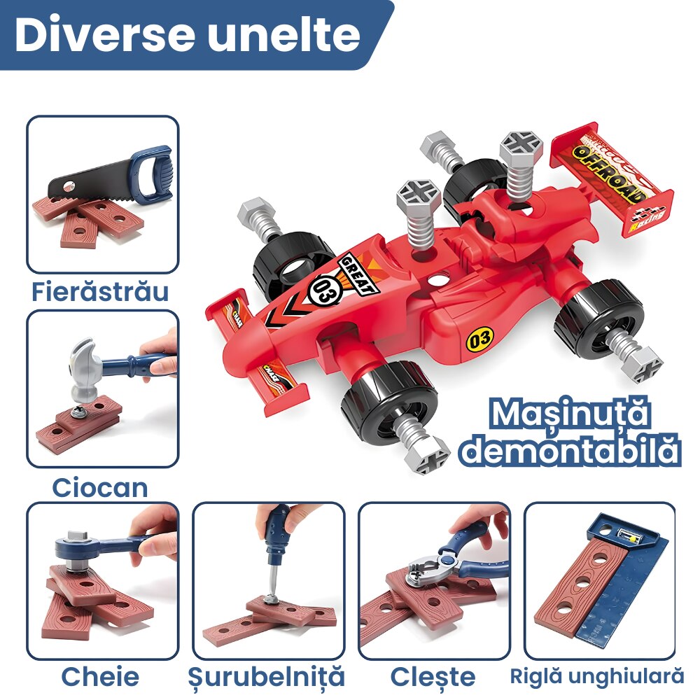Trusa de Scule Copii 3 in 1 Kidprotect Workie Master