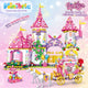 Set de Constructie cu Piese Tip Blocuri Jucarie Constructie MiniBric Royals Party