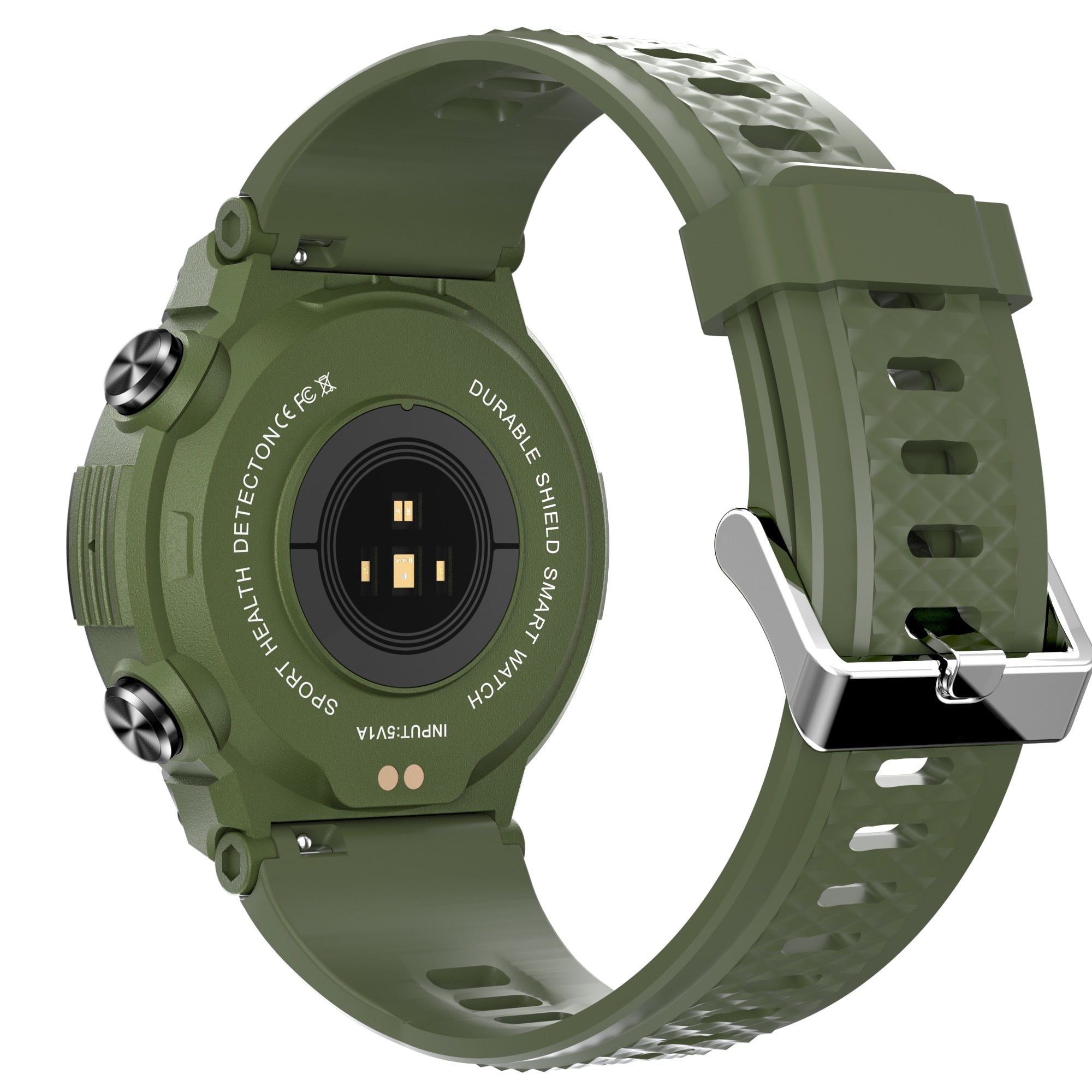 Ceas smartwatch barbati TechONE® A80 Ghost, Verde