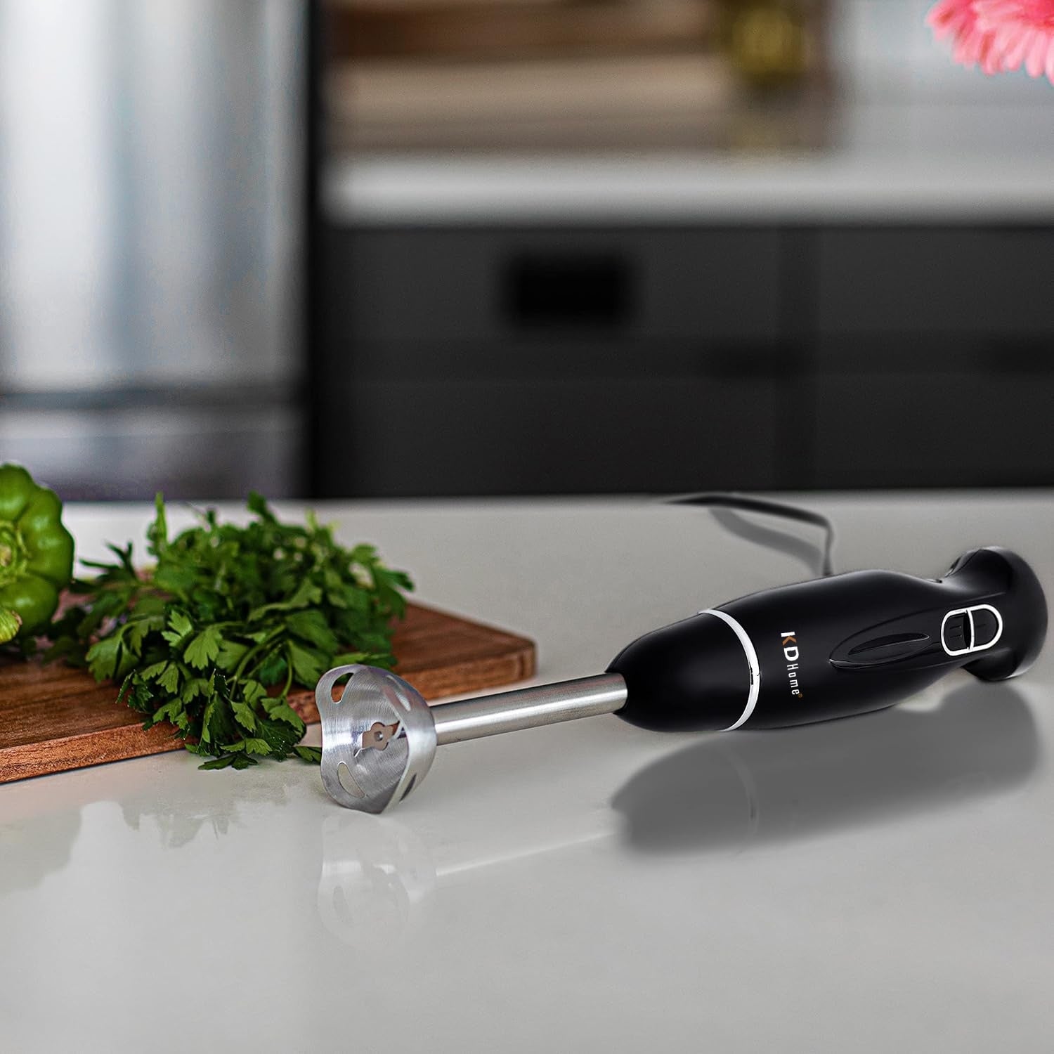 Mixer Vertical tip Blender KD Home® VertiBlend, Negru