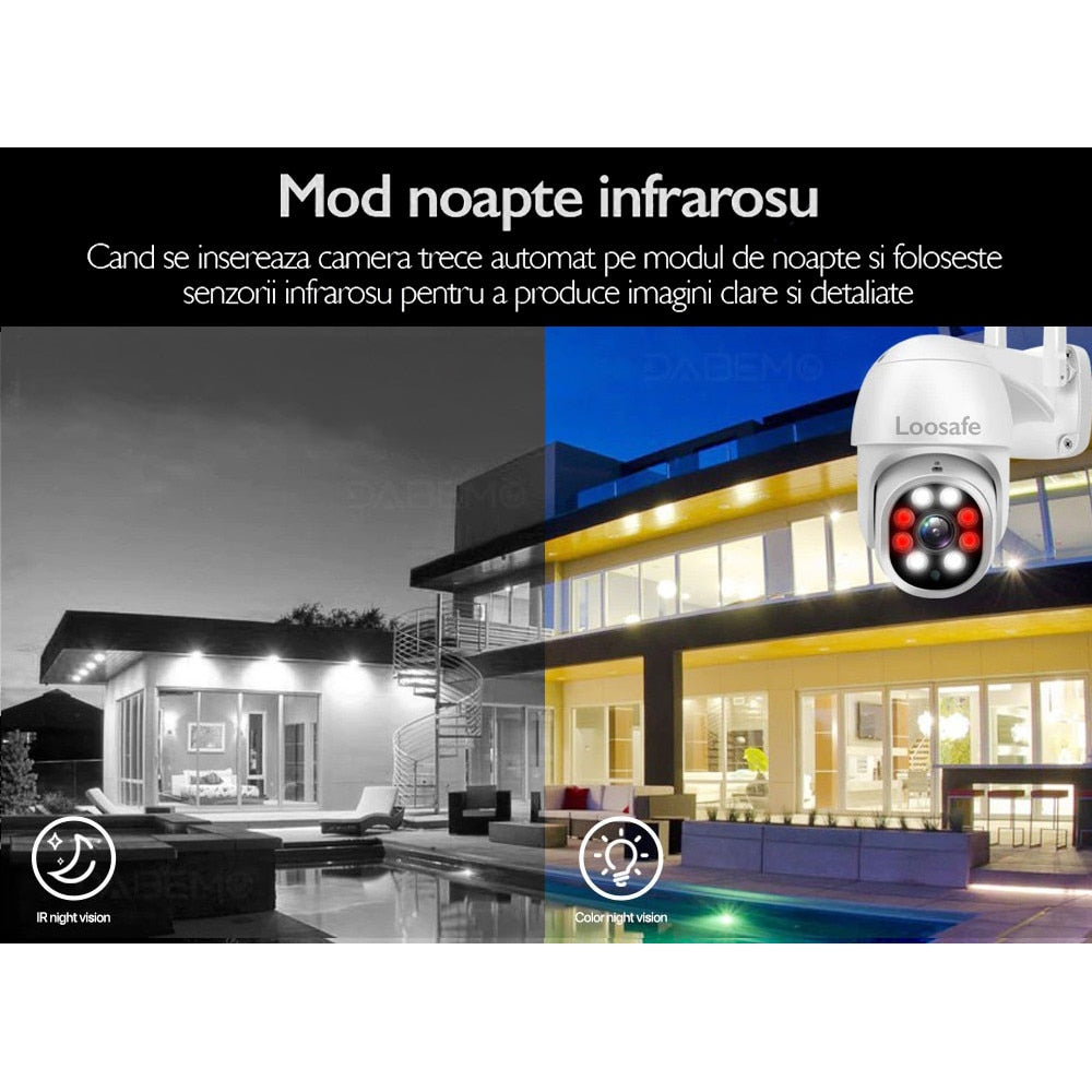 Camera de supraveghere WIFI Loosafe® 50XP Pro