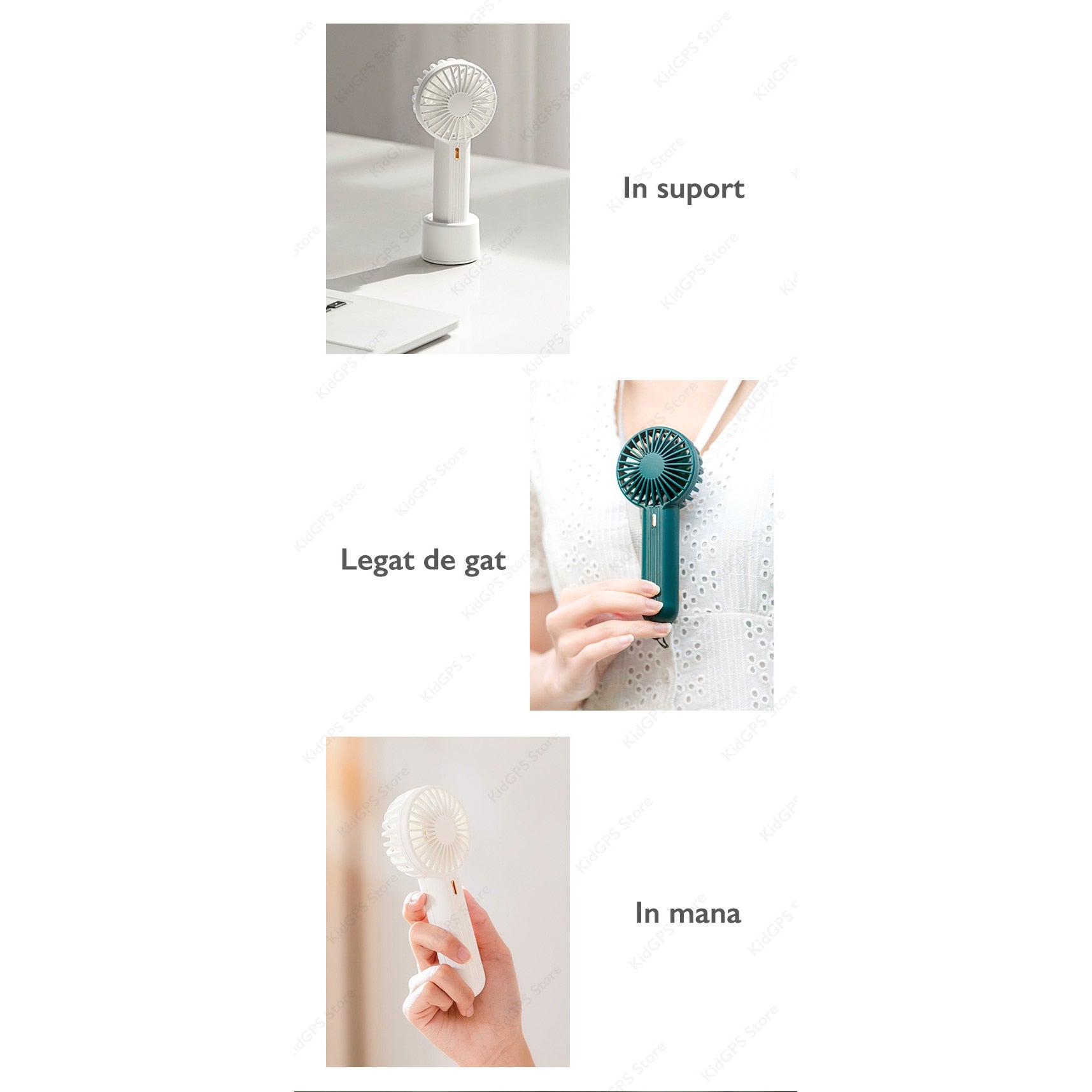 Mini ventilator portabil KD Home® F851