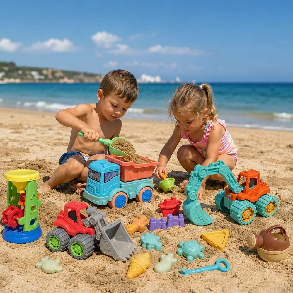 Set Jucarii de Plaja si Nisip KidProtect SandWorld