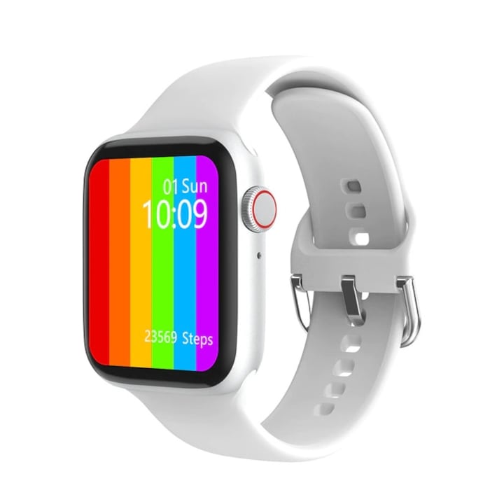 Ceas smartwatch TechONE™ W26 Pro, Alb
