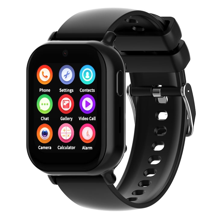 Ceas Smartwatch GPS Copii Cu Localizare Si Telefon Techone™ Tiny GPS, Negru