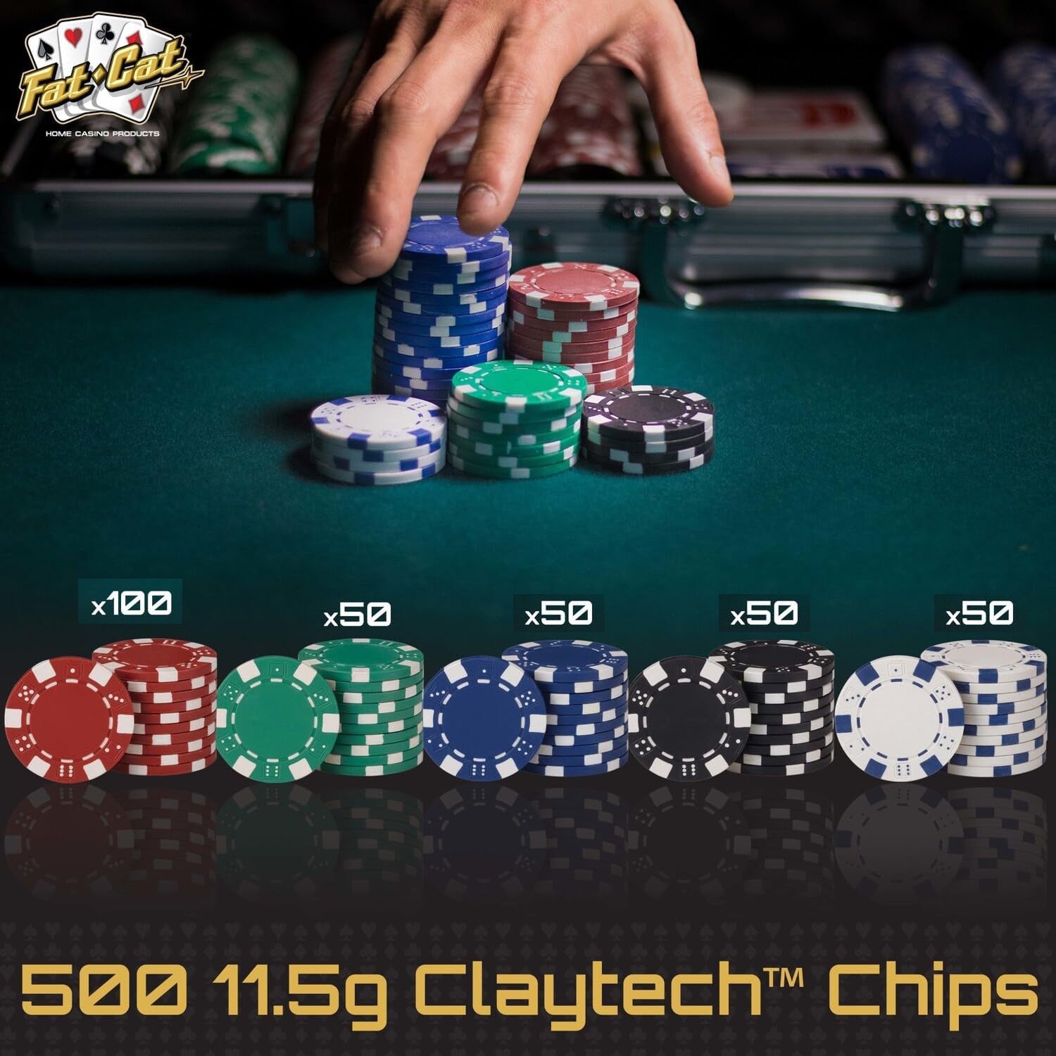 Set Poker Premium KD Home® High Roller 300