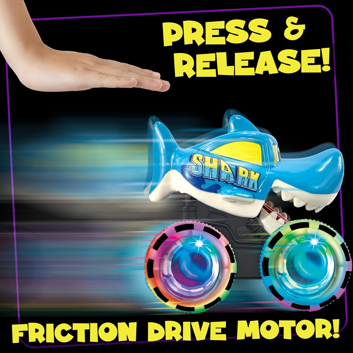 Masinuta Pentru Copii, KidProtect Monster Wheely Shark
