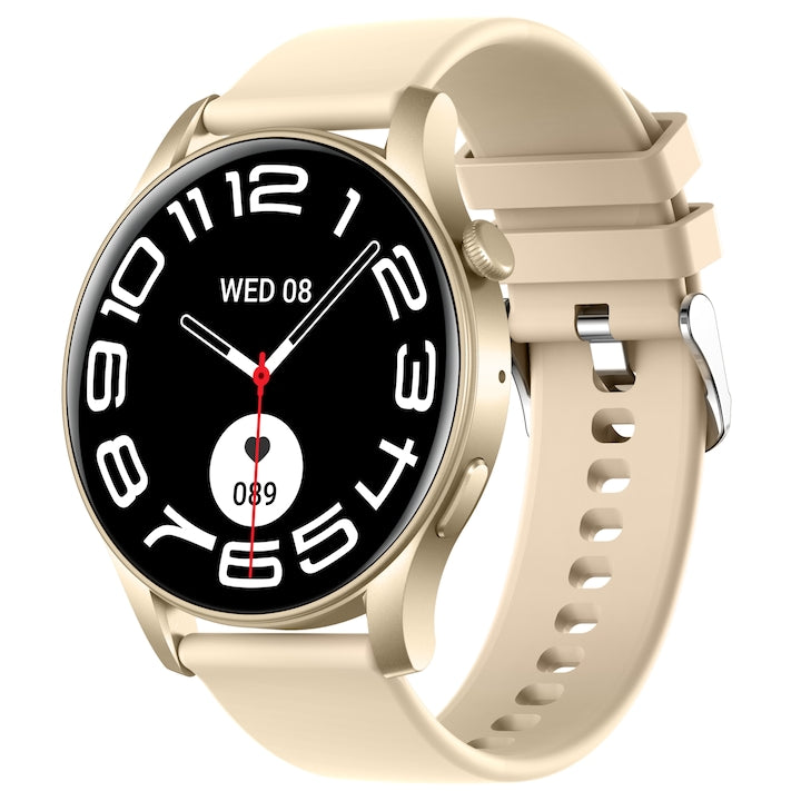 Ceas Smartwatch Femei TechONE® KC88 Fine Life, Gold