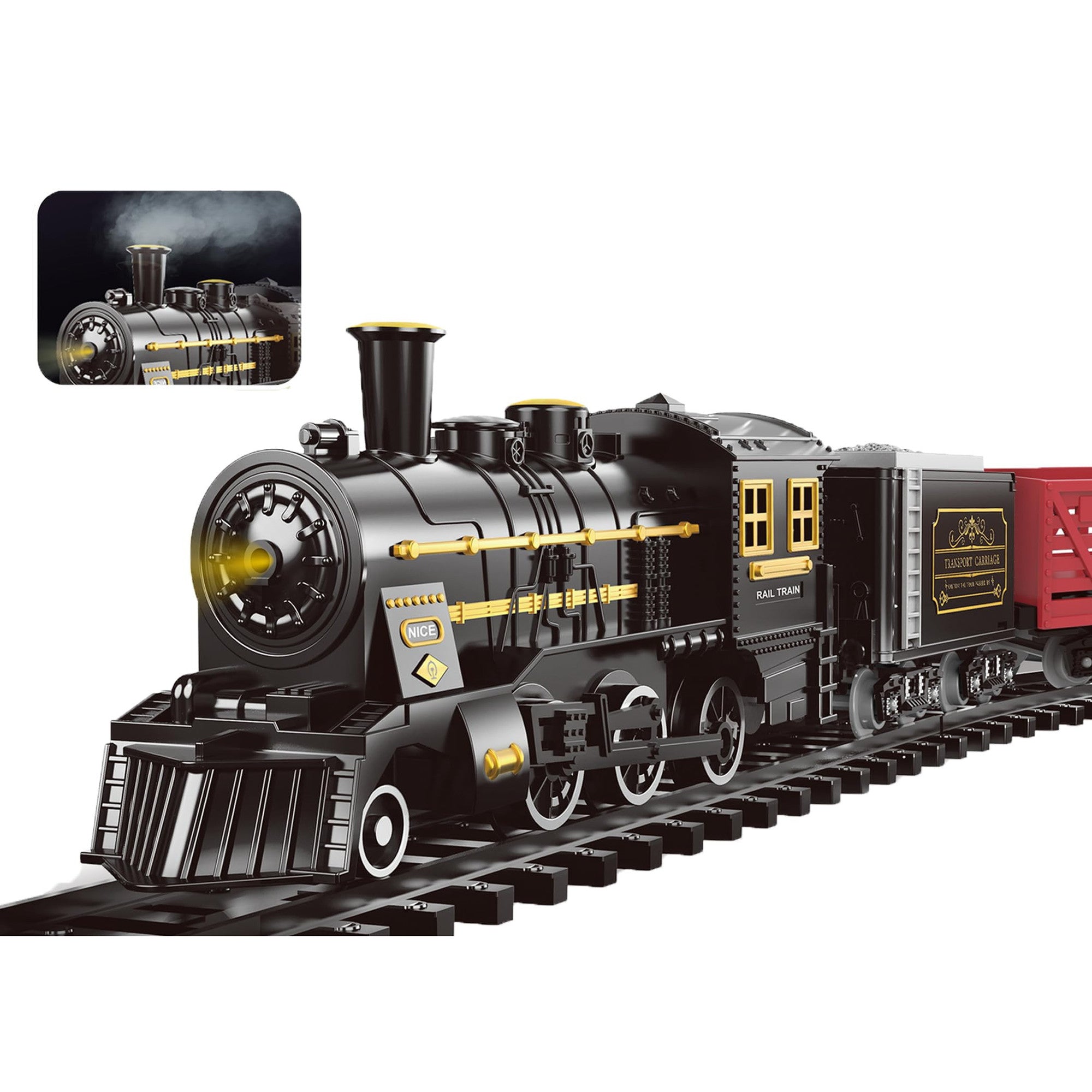 Circuit Trenulet de Jucarie Electric Retro Copii KidProtect Polar Express