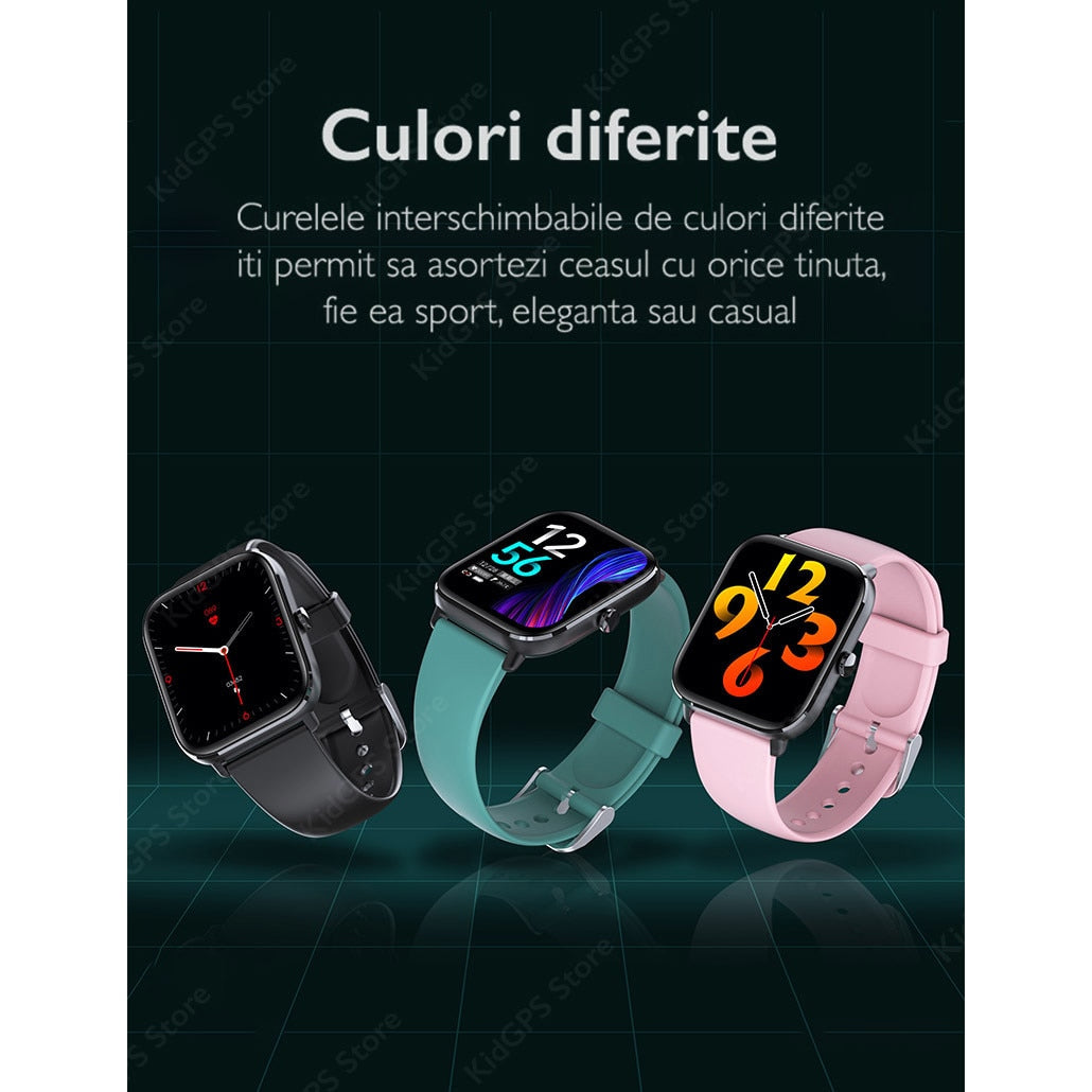 Ceas smartwatch TechONE™ KM04, Roz