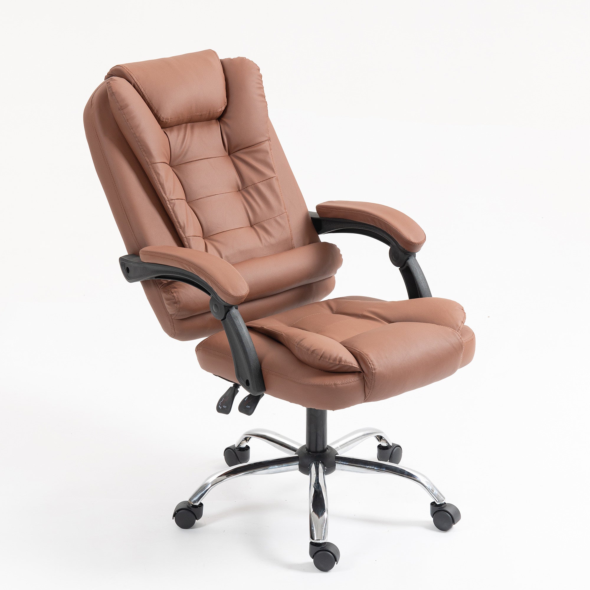 Scaun De Birou Directorial Ergonomic KD Home® ErgoLux Regal Comfort, Maro
