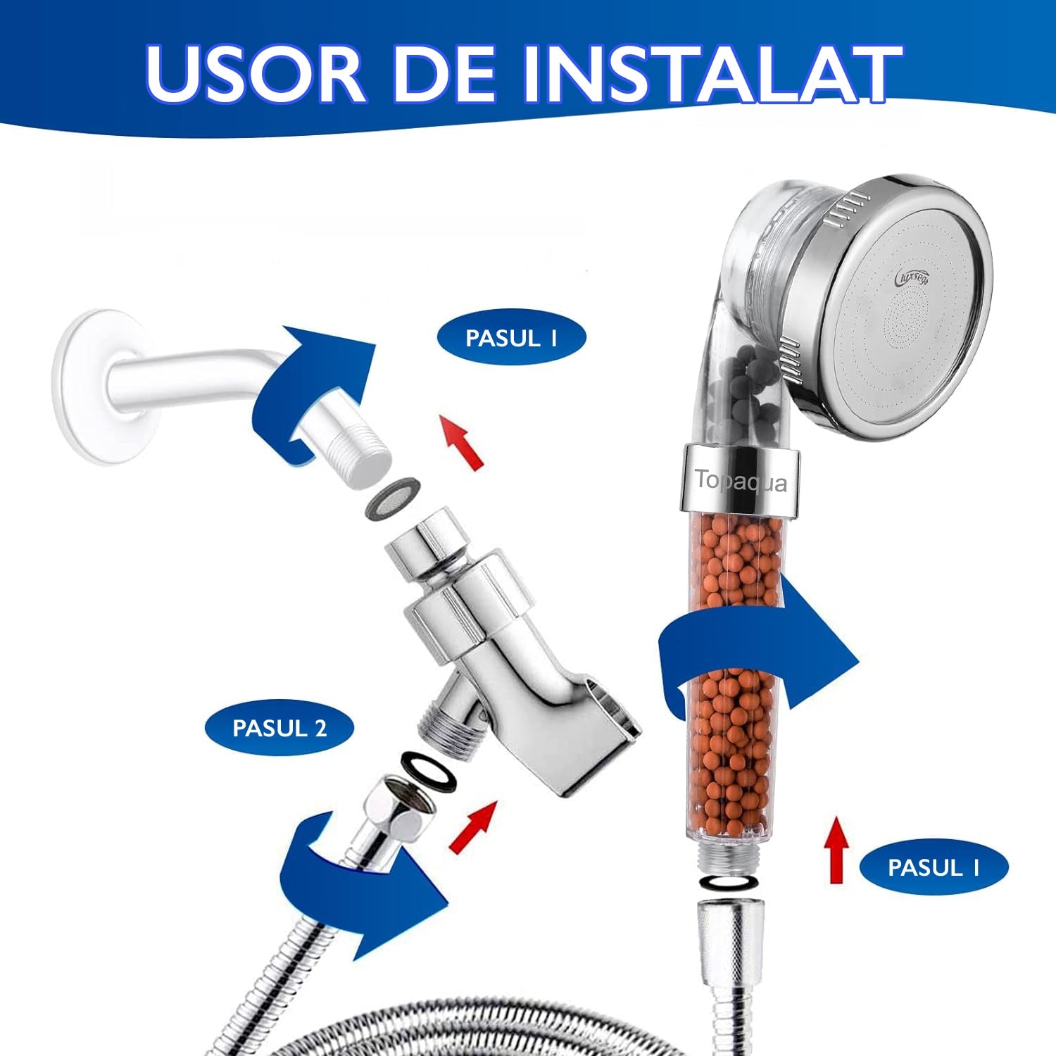 Para cap de dus Topaqua® C400
