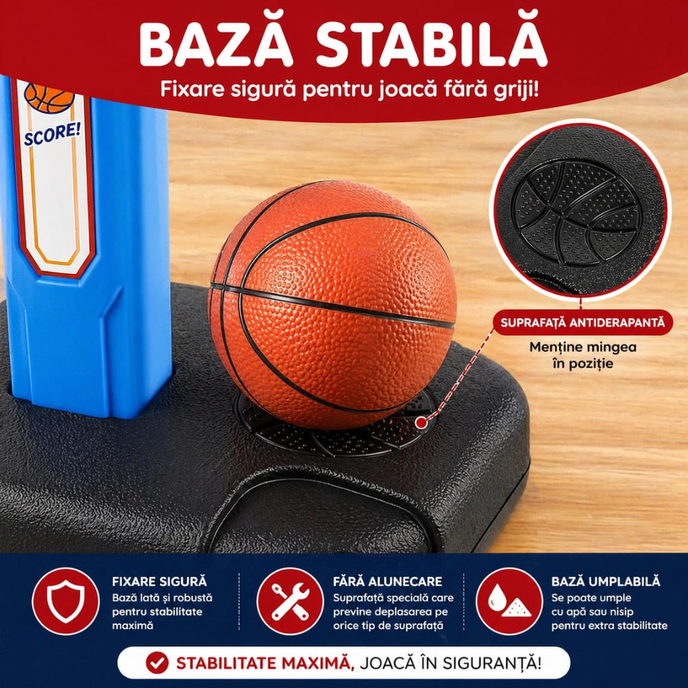 Set Cos De Baschet Copii Cu Picior KidProtect Mini Bounce