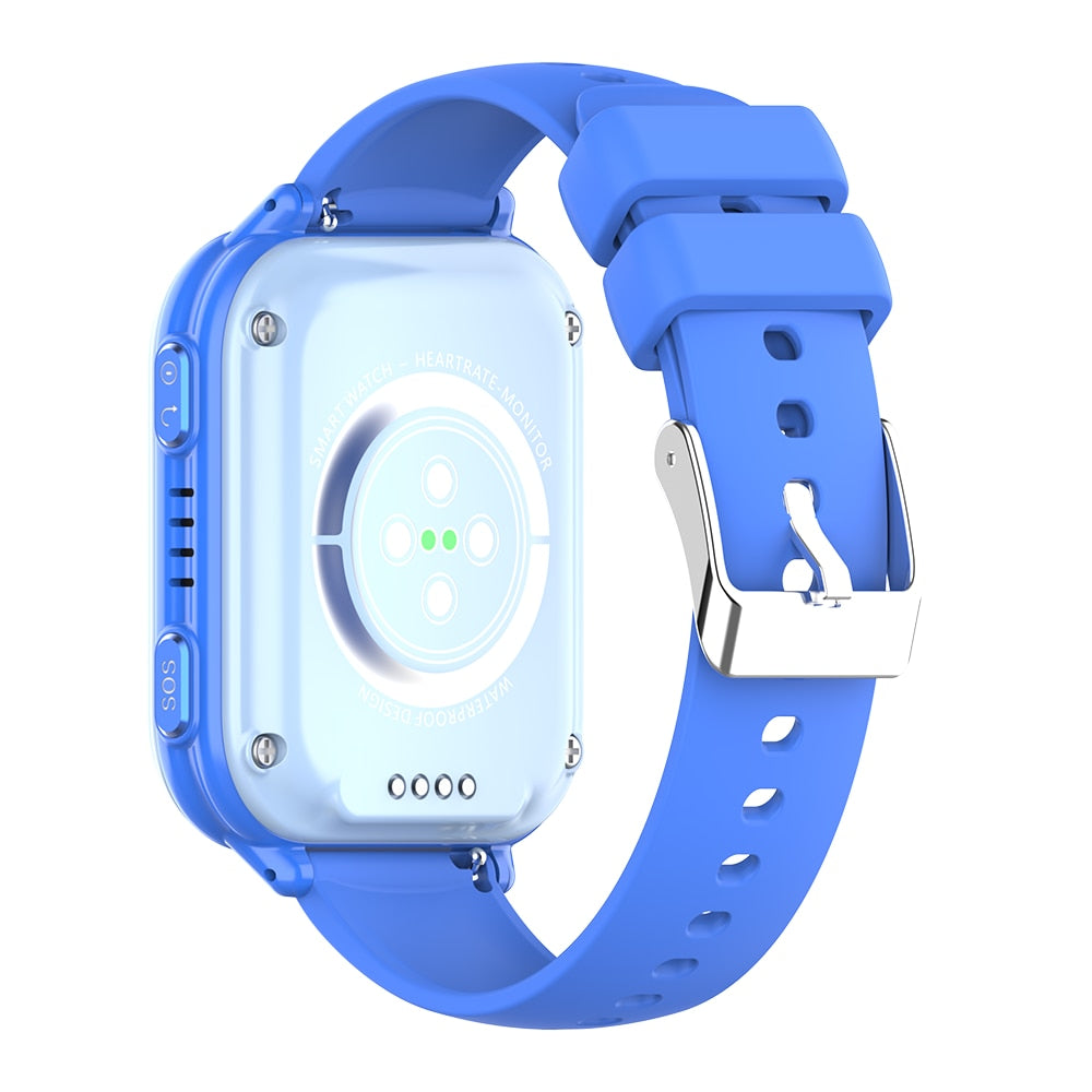 Ceas Smartwatch GPS Copii Cu Localizare Si Telefon Techone™ GuardianKid KT33 Pro, Albastru