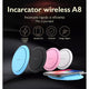 Incarcator wireless de birou rotund Loowoko A8