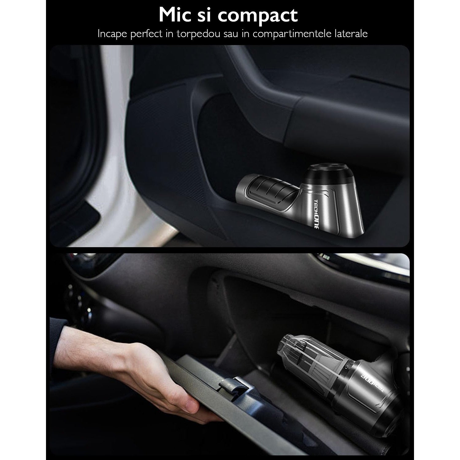 Aspirator Auto Portabil 3 in 1 Techone® Dust Master Pro