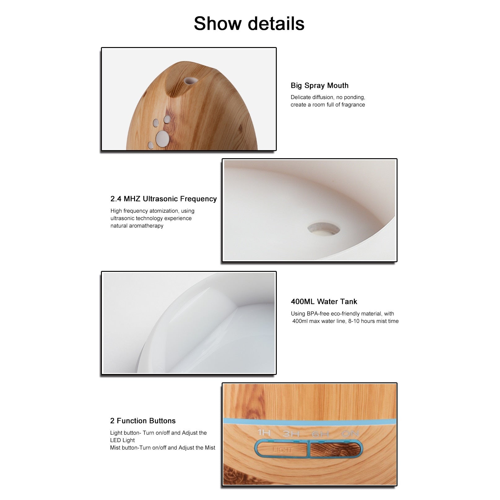 Difuzor aromaterapie KD Home™ SU-F01