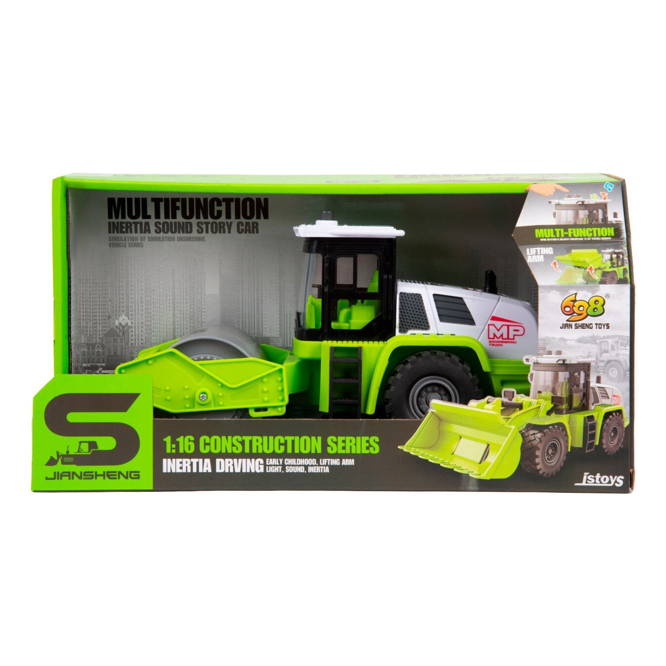 Echipament de Constructie Tip Compactor de Drumuri De Jucarie Pentru Copii, KidProtect Hammer Road