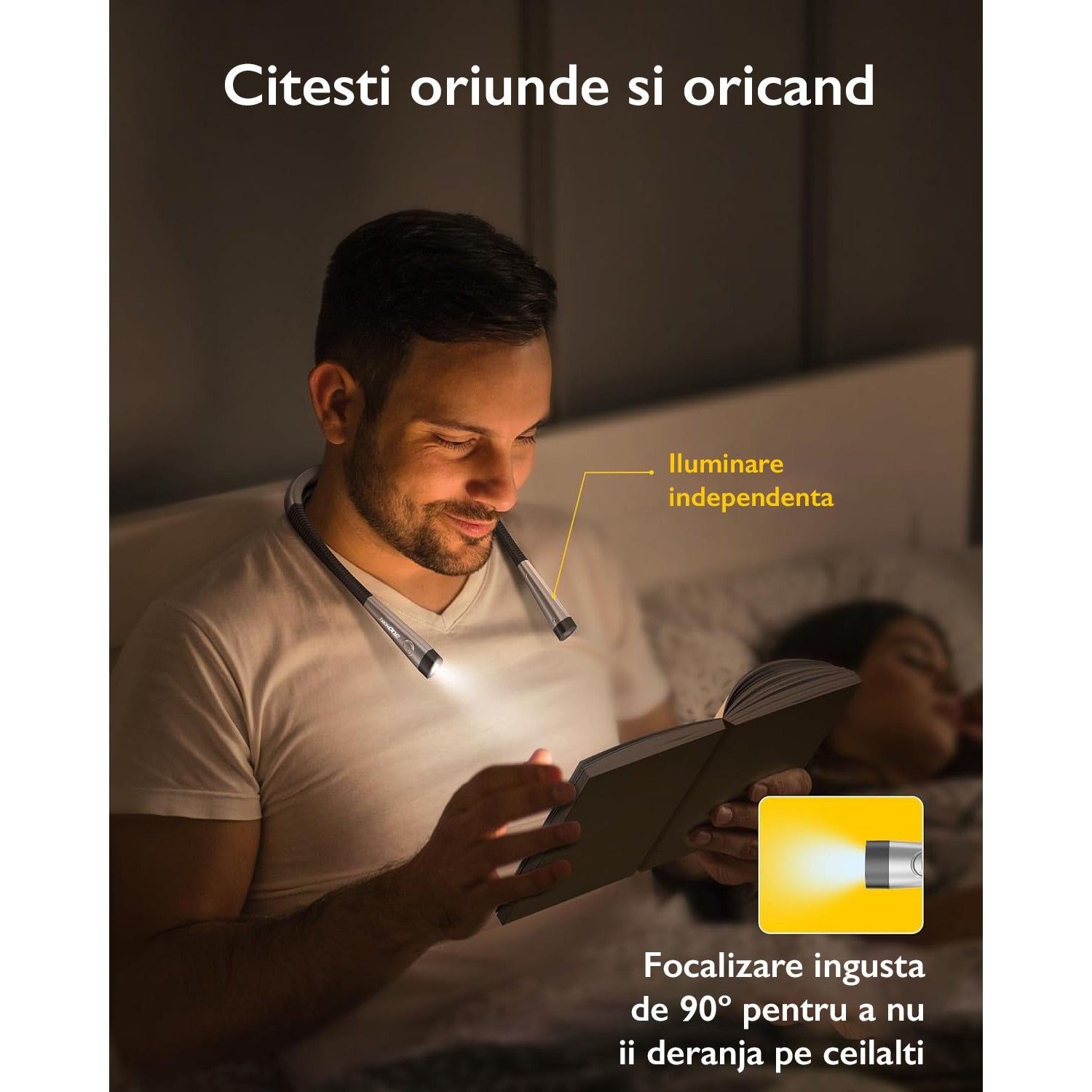 Lampa De Gat Pentru Citit Techone® Pro Reader