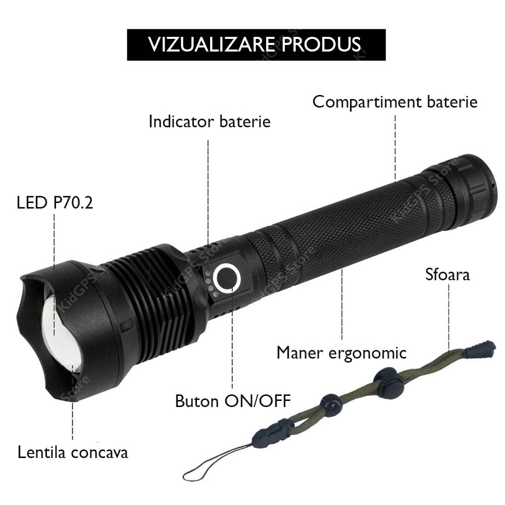 Lanterna LED Techone® SK1906