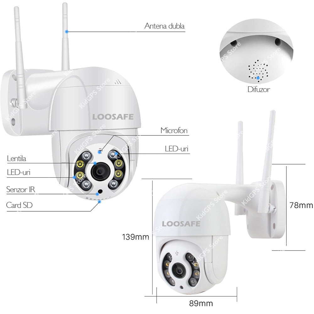 Camera de supraveghere WIFI Loosafe® 50HS Pro+