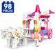 Set de Constructie cu Piese Tip Blocuri Constructie 98 Piese MiniBric Dream Carriage