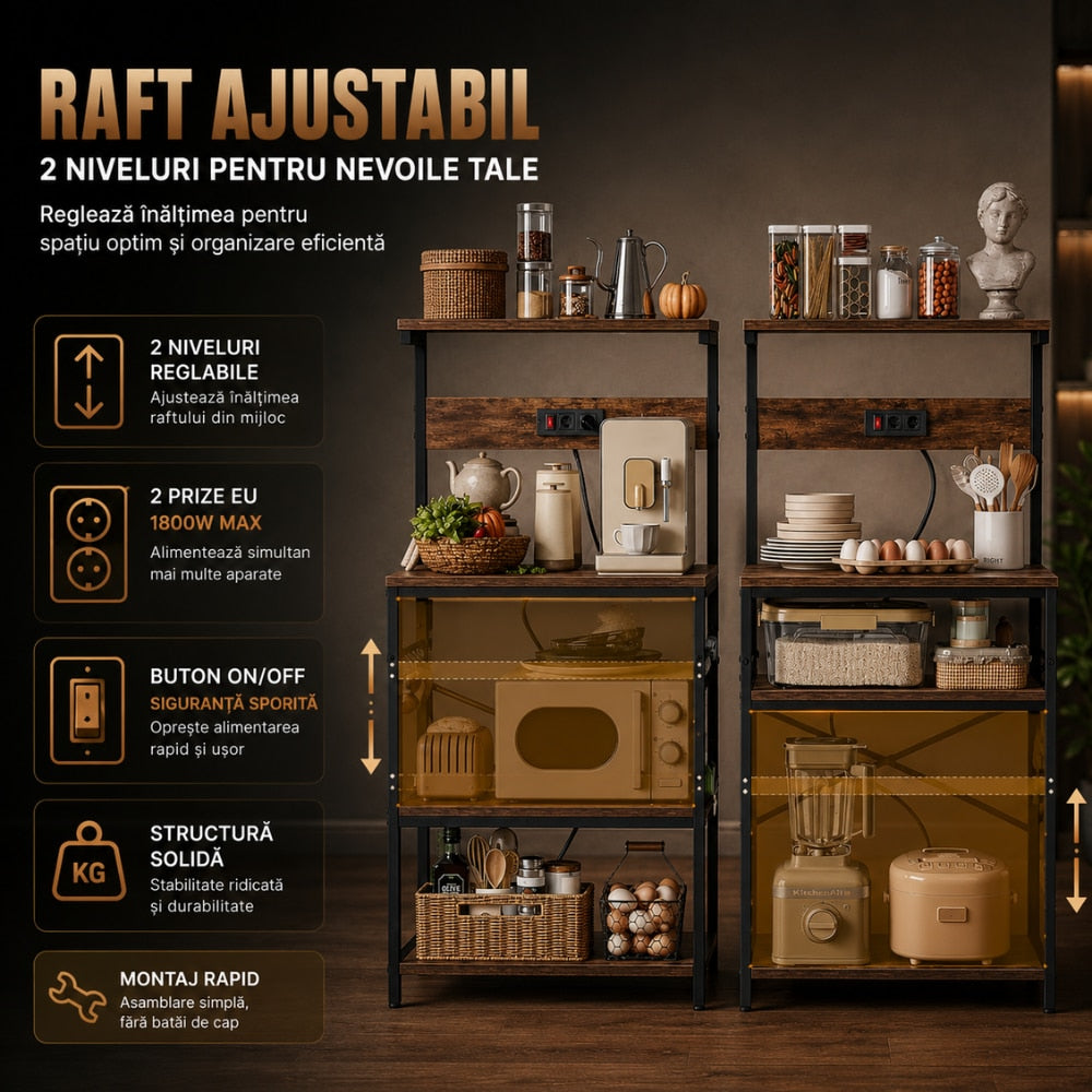 Raft Bucatarie KD Home Barista Loft