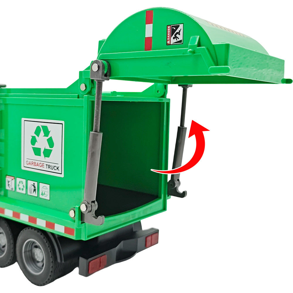 Masina de Gunoi De Jucarie Pentru Copii, KidProtect GreenCity Truck