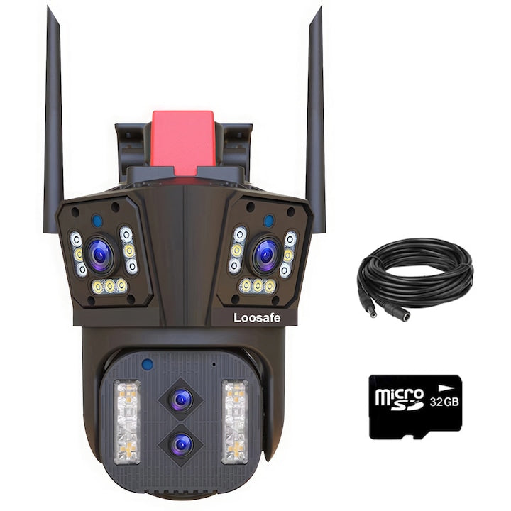 Camera de Supraveghere Cvadrupla WIFI Loosafe® P160 Pro+