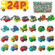 Set 24 Masinute Pentru Copii, KidProtect All Round Cars