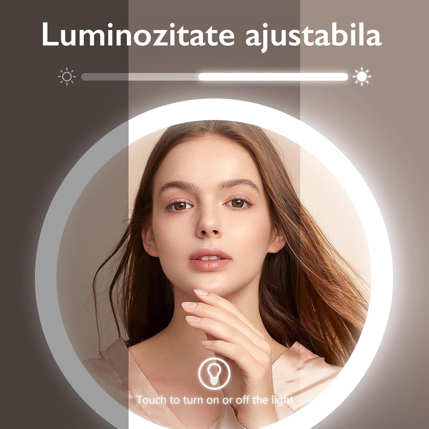 Oglinda Cosmetica Cu Led Pentru Machiaj KD Home® RoyalReflect 10X